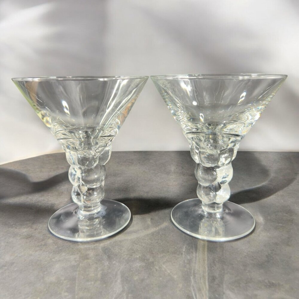 Oiva Toikka Vintage Mukura Paratiisi Glasses Arabia Iittala Finland‎ Cups Set 2